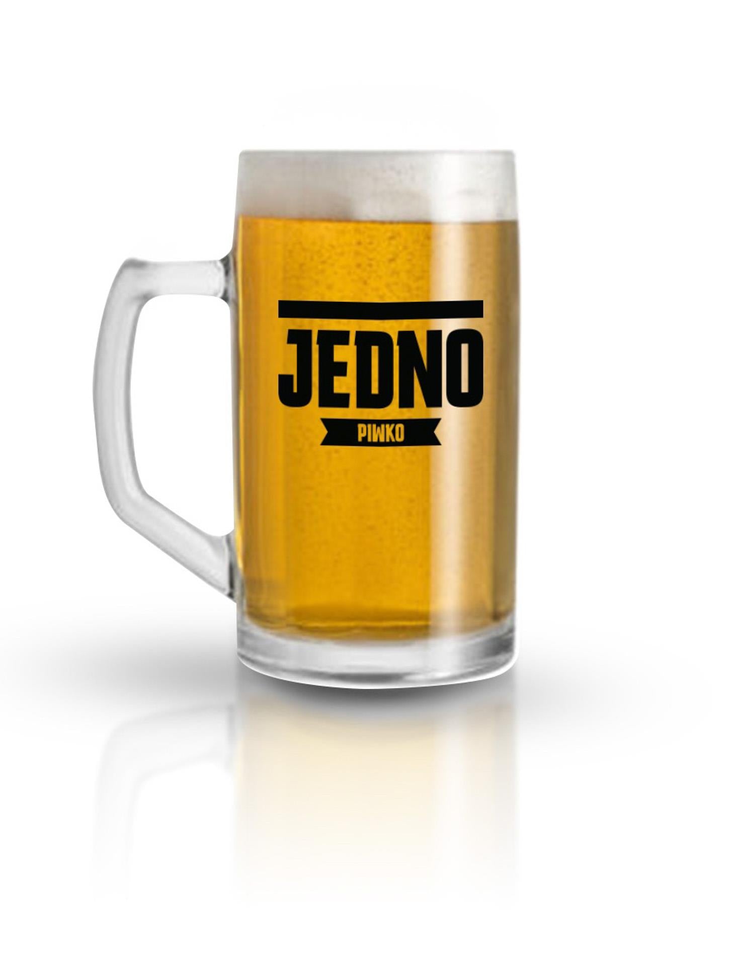 House of Mugs O cană de bere din sticlă 500 ml