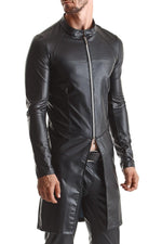 Palton Regnes Fetish Planet wetlook negru L