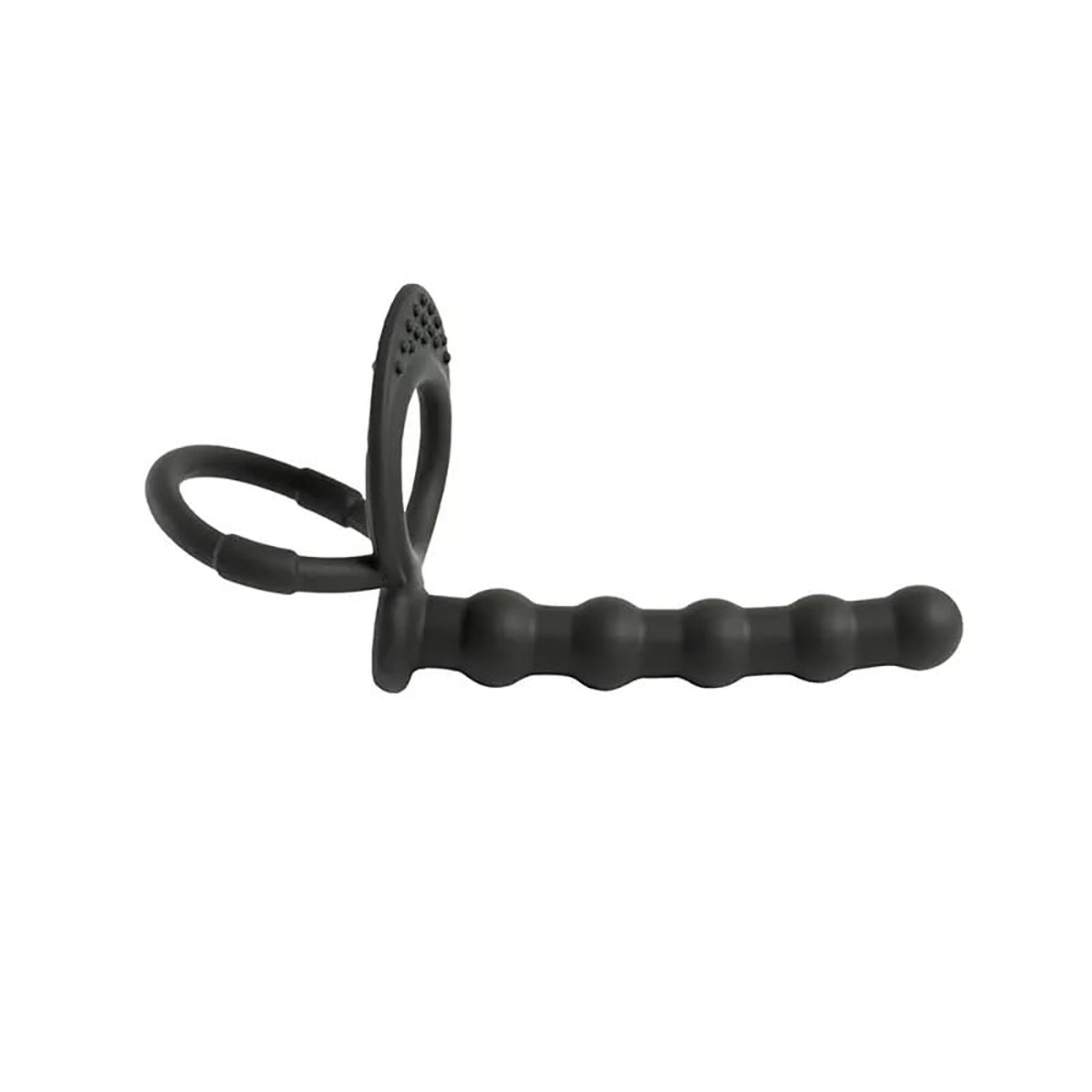 Dildo strapon din silicon fantezie pentru dublă penetrare 13,5 cm