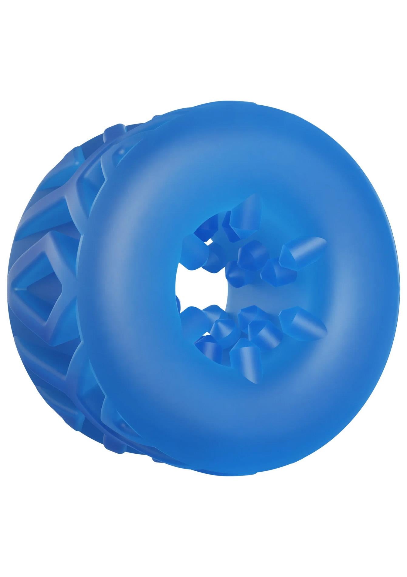 Inel pentru penis și testicule ToyJoy Hero 4 în 1