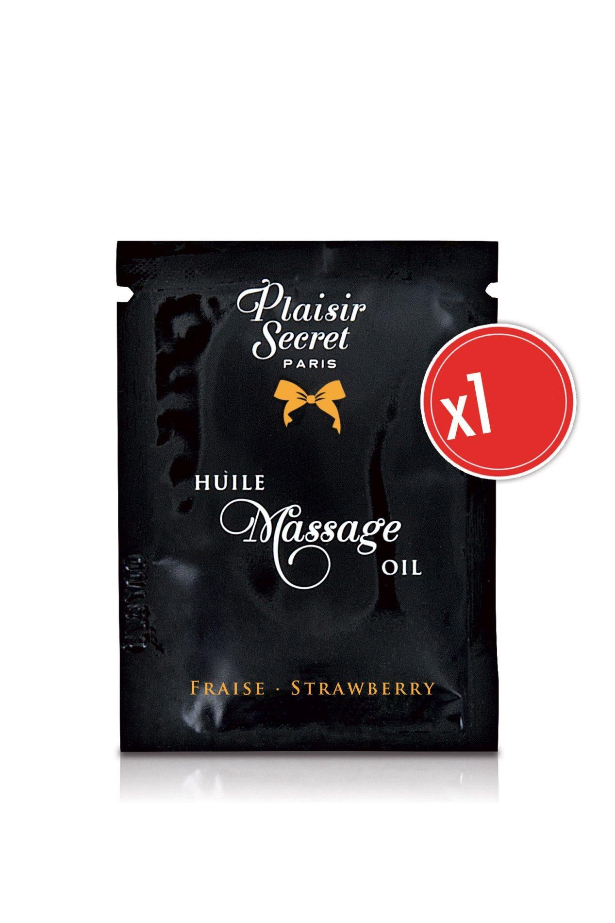 Ulei de masaj cu căpșuni Secret Pleasure 3ml