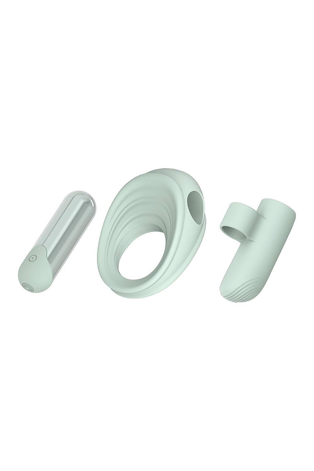 Set de jucării din silicon cu USB Glam 3 în 1 Dream Toys