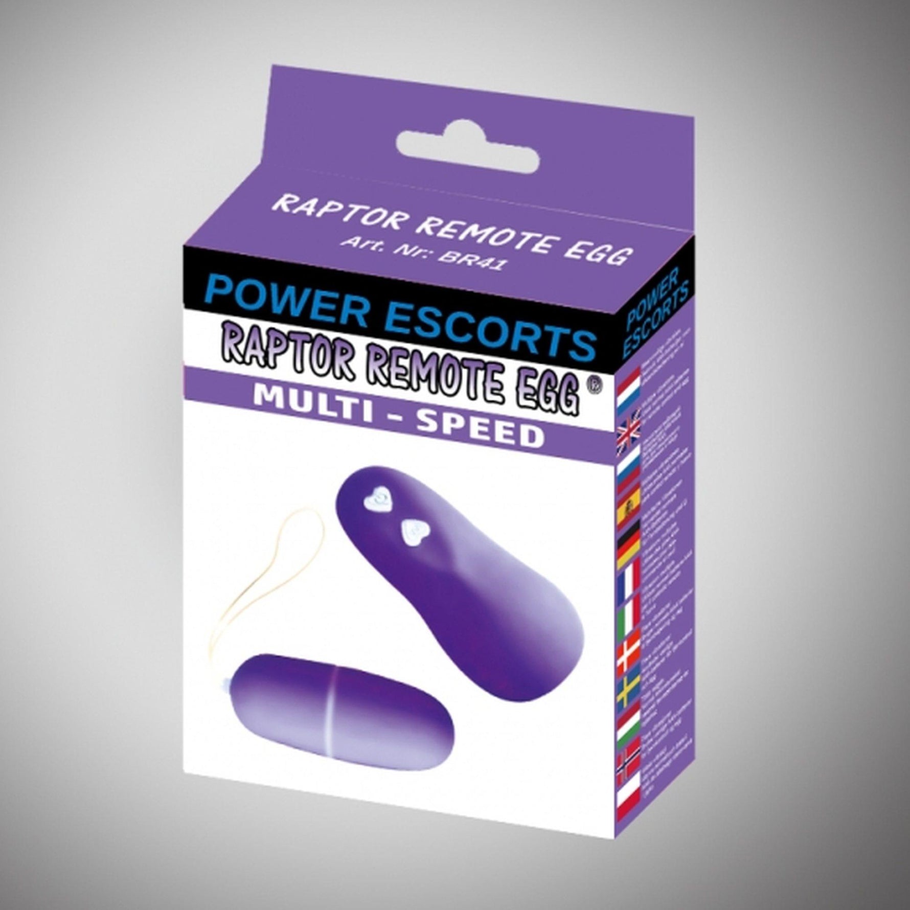 Raptor Power Escorts Ou vibrator cu telecomandă violet