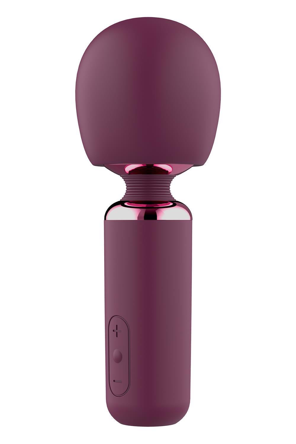 Vibrator USB din silicon Glam Bold 18 cm