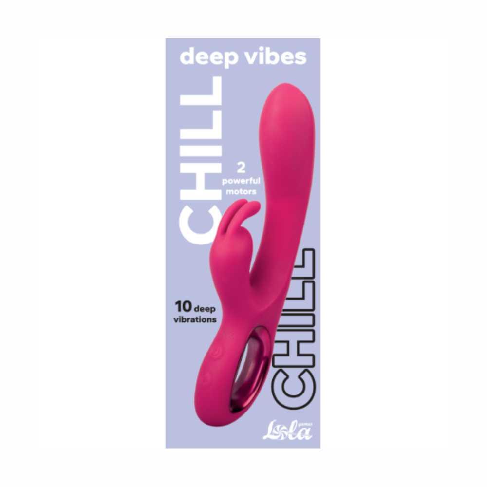 Vibrator de tip iepuraș din silicon Deep Vibes cu 10 moduri