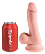 Dildo King Cock Plus TPE cu testicule 20,3 cm