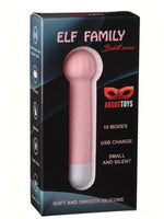 Vibrator Argus Elf Family cu 4 USB din silicon, 10 cm