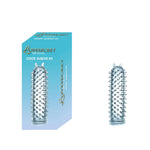 Manșon transparent pentru penis Lovesecret cu proeminențe 12,5 cm