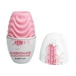 Masturbator Pretty Love Pink cu două fețe, în formă de ou
