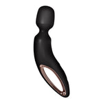 Aparat de masaj cu vibrații Satisfyer Wanderland XXL, negru, auriu-roz, 30 cm, USB