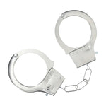 Au! Cătușe metalice clasice argintii 24 cm