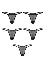 Tanga Obsessive Violami 5 bucăți S/M cu zirconii