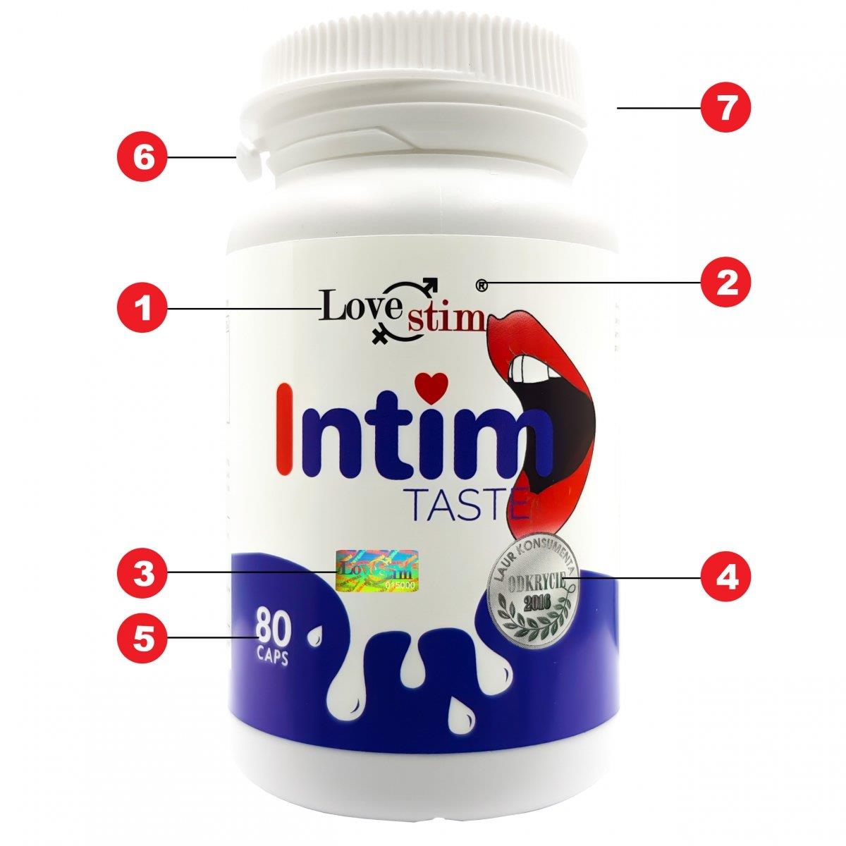 Intim Taste LoveStim supliment alimentar 80 capsule