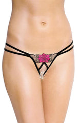 SoftLine 2448 tanga erotică negru S/L