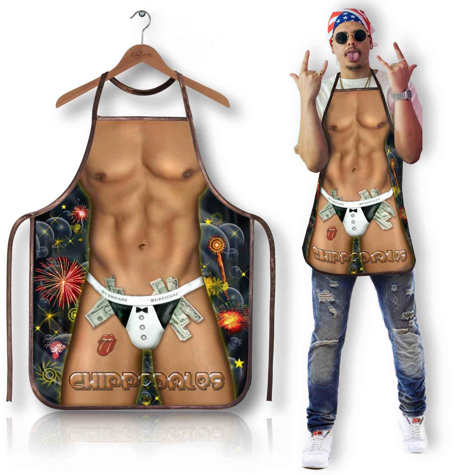 Șorț de bucătărie Chippendales Grammi Fun