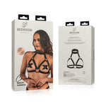 Ham de bondage reglabil Chiara, negru, pentru dormitor, fantezii