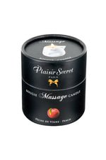 Lumânare de masaj cu piersici Plaisir Secret 80ml