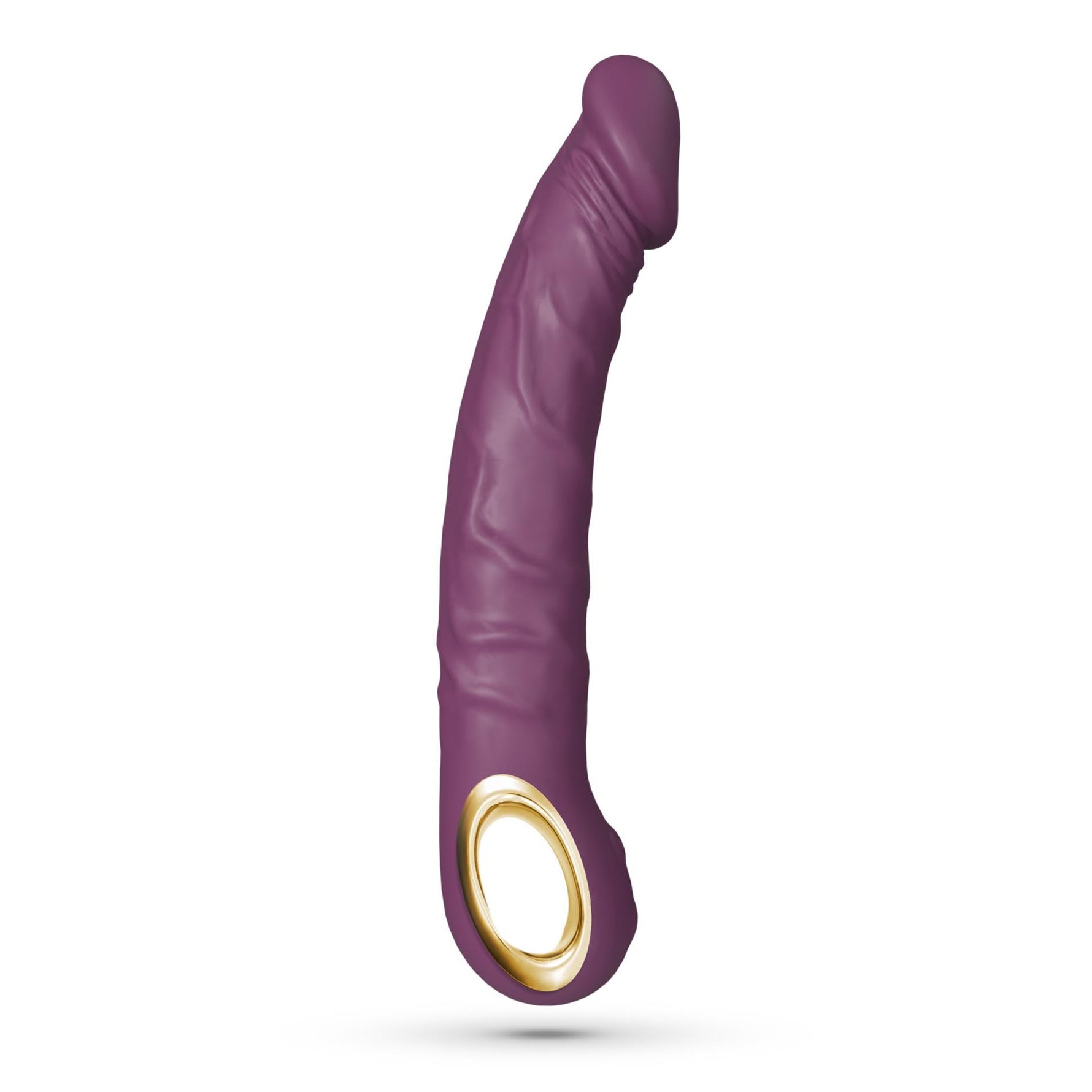 Vibrator realist Crushious Magnus Bend flexibil violet USB 22 5 cm