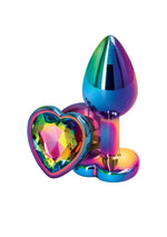 Plug anal inimă NS Novelties multicolor S 7 cm