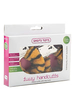 Cătușe ShotsToys în formă de tigru blănos