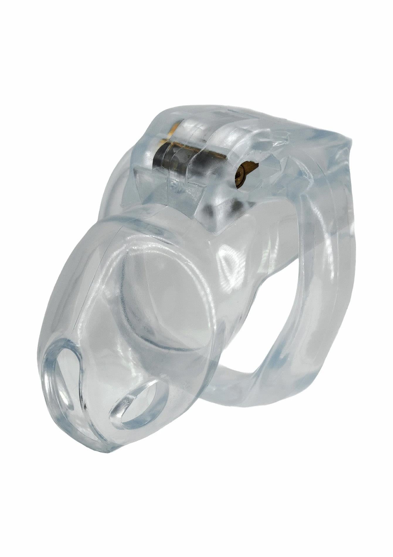 Centură de castitate transparentă din oțel Hidden Desire 4,5 cm