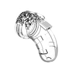 Cușcă de castitate ManCage Model 13 din policarbonat 6,5 cm