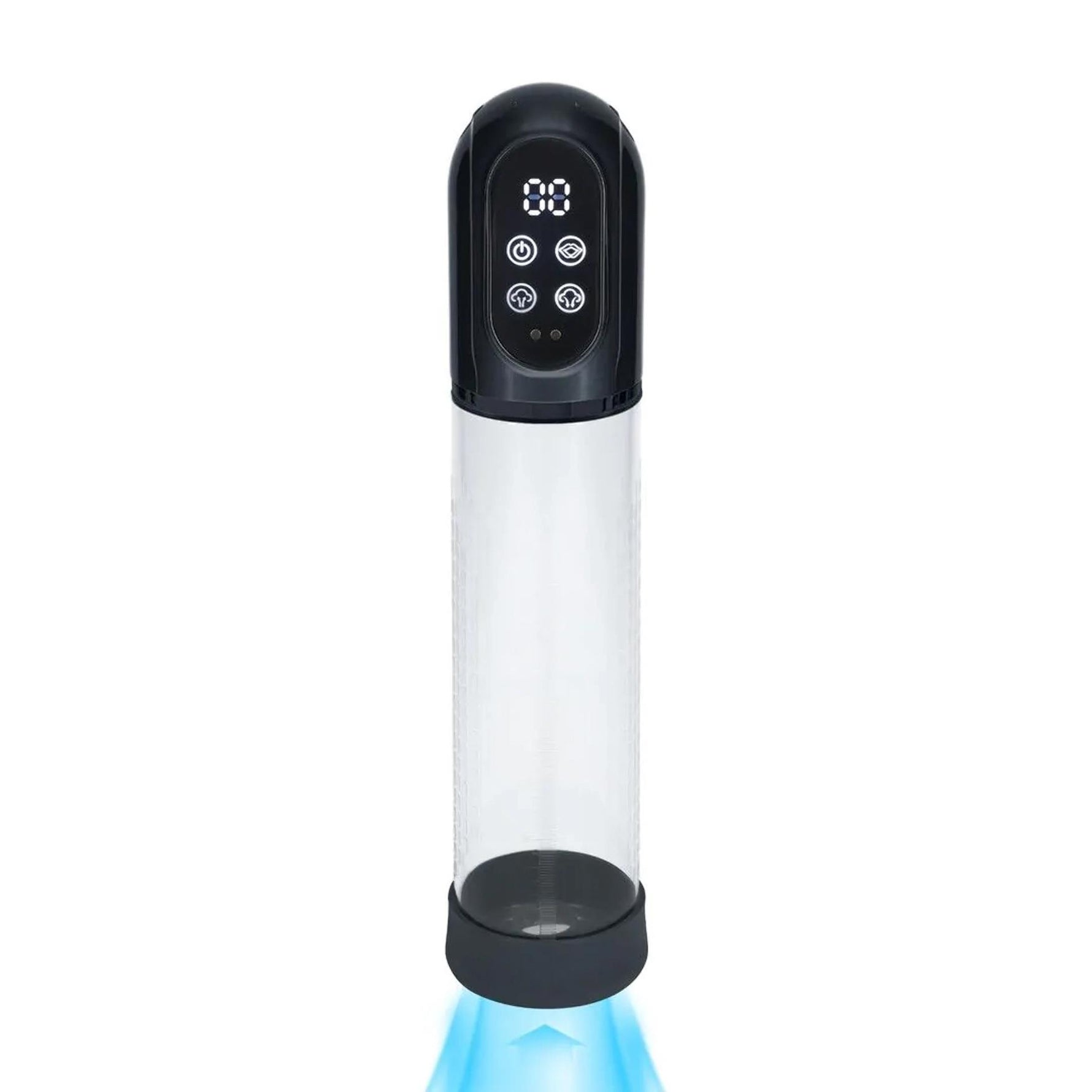 Pompă automată de penis impermeabilă și masturbator Gun Metal