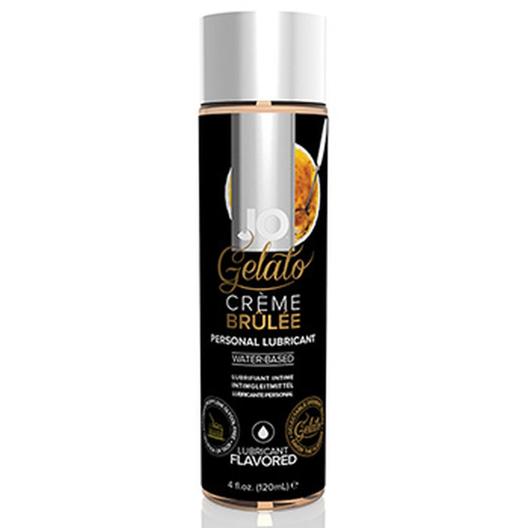 JO Gelato lubrifiant comestibil crème brûlée pe bază de apă 120 ml