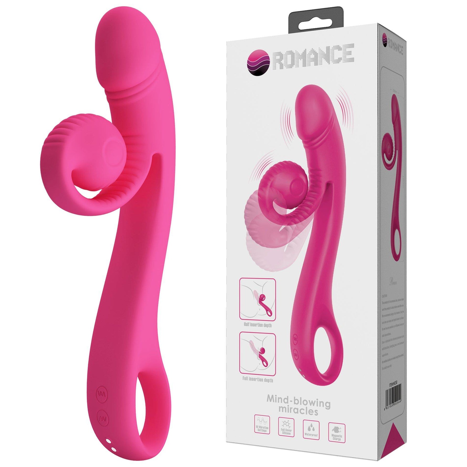 Vibrator Pretty Love Snail Rabbit Pink Bunny