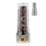 Masturbator TPE Easy Rider RealRock Negru 21,5 cm
