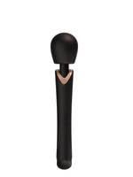 Masaj vibrant Perfect Wand din silicon, negru, USB