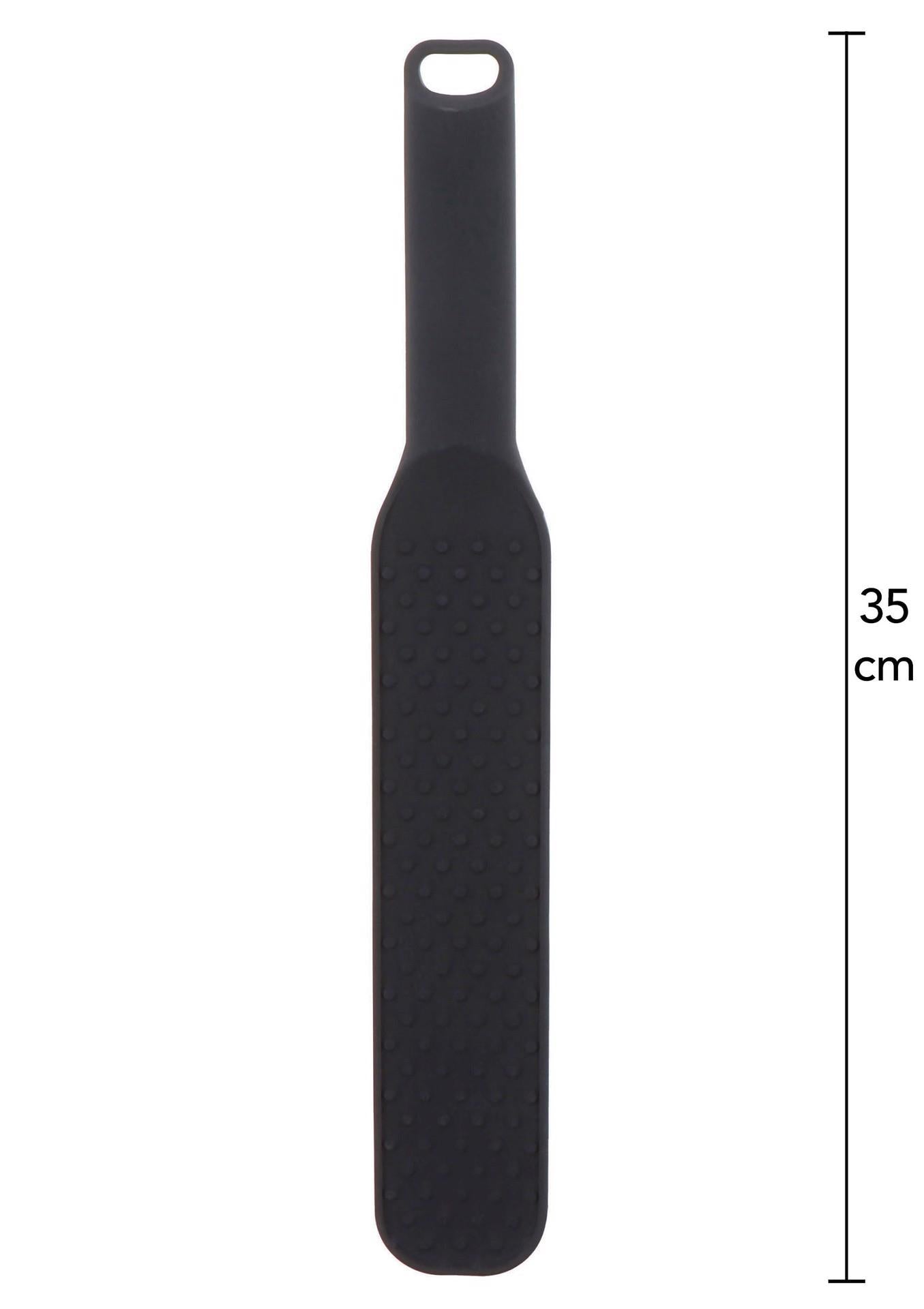Mistrie Hidden Desire extra mare din silicon cu țepi, neagră, 35 cm