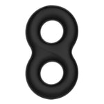 Inel dublu pentru penis Crazy Bull din silicon 8,5 cm