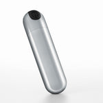 Mini vibrator USB Crushious iMoan argintiu 7,6 cm