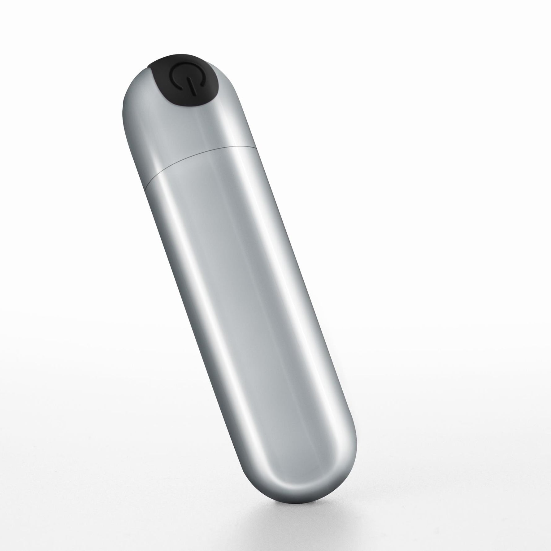 Mini vibrator USB Crushious iMoan argintiu 7,6 cm