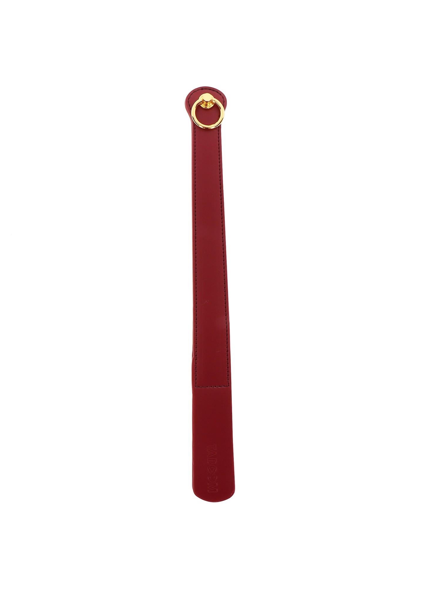 Taboom Spanking Pad, Roșu, 42 cm, Piele PU