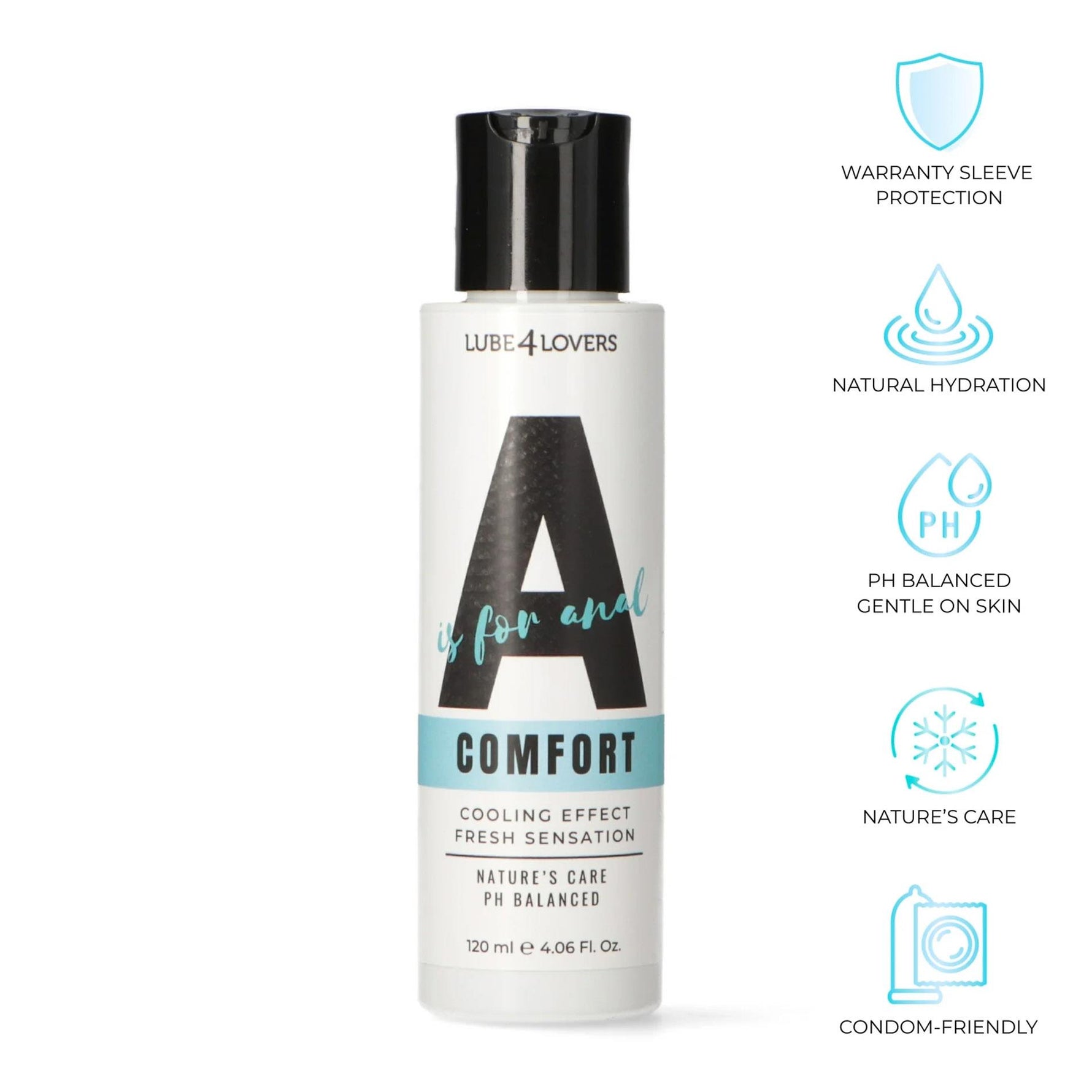 A înseamnă lubrifiant anal răcoritor pe bază de apă Comfort 120 ml
