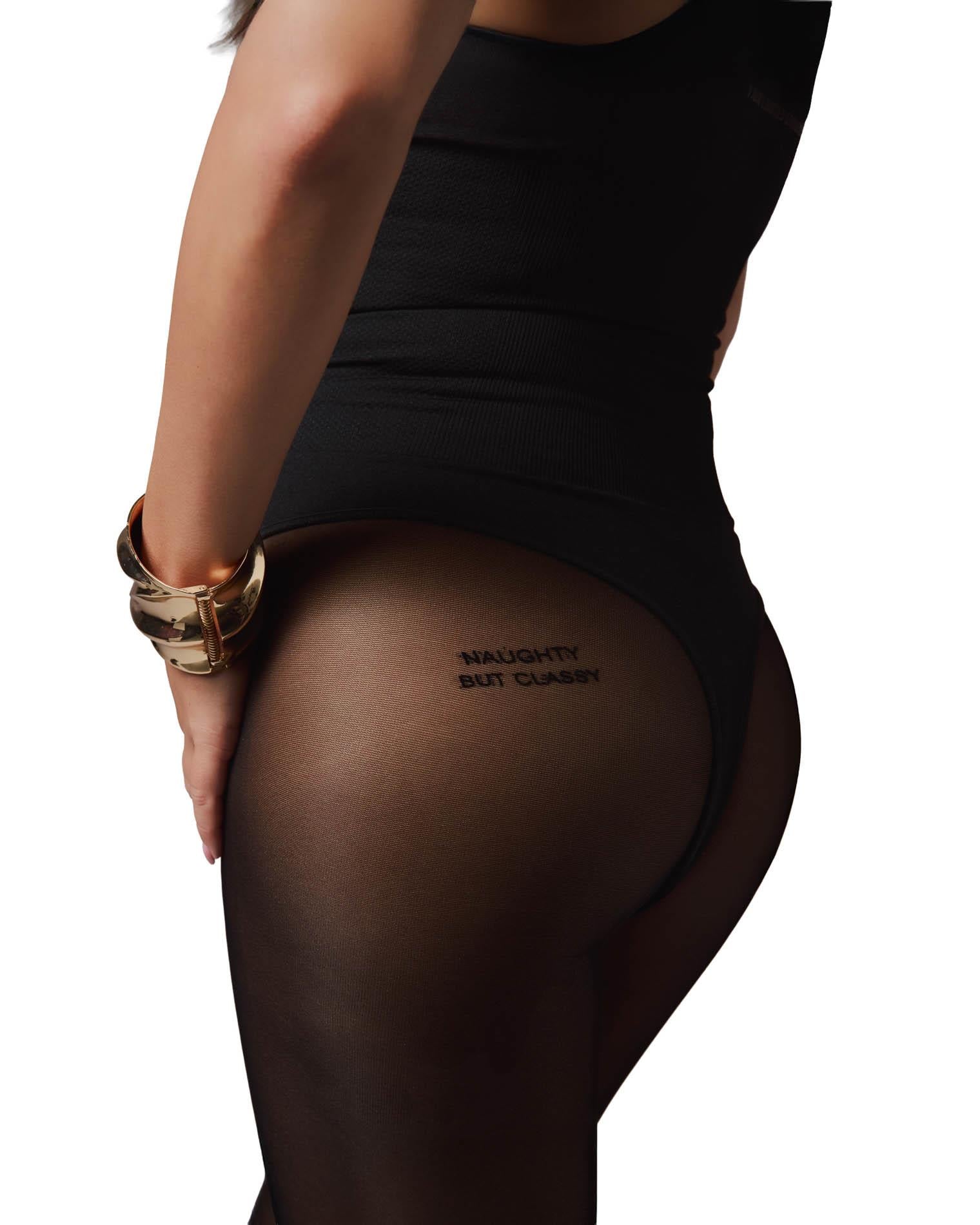 Colanți semitransparenți Patrise Classy Obsessive, mărimea S/M