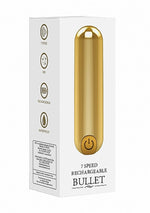 Vibrator mini USB Be Good Tonight Gold cu 10 moduri