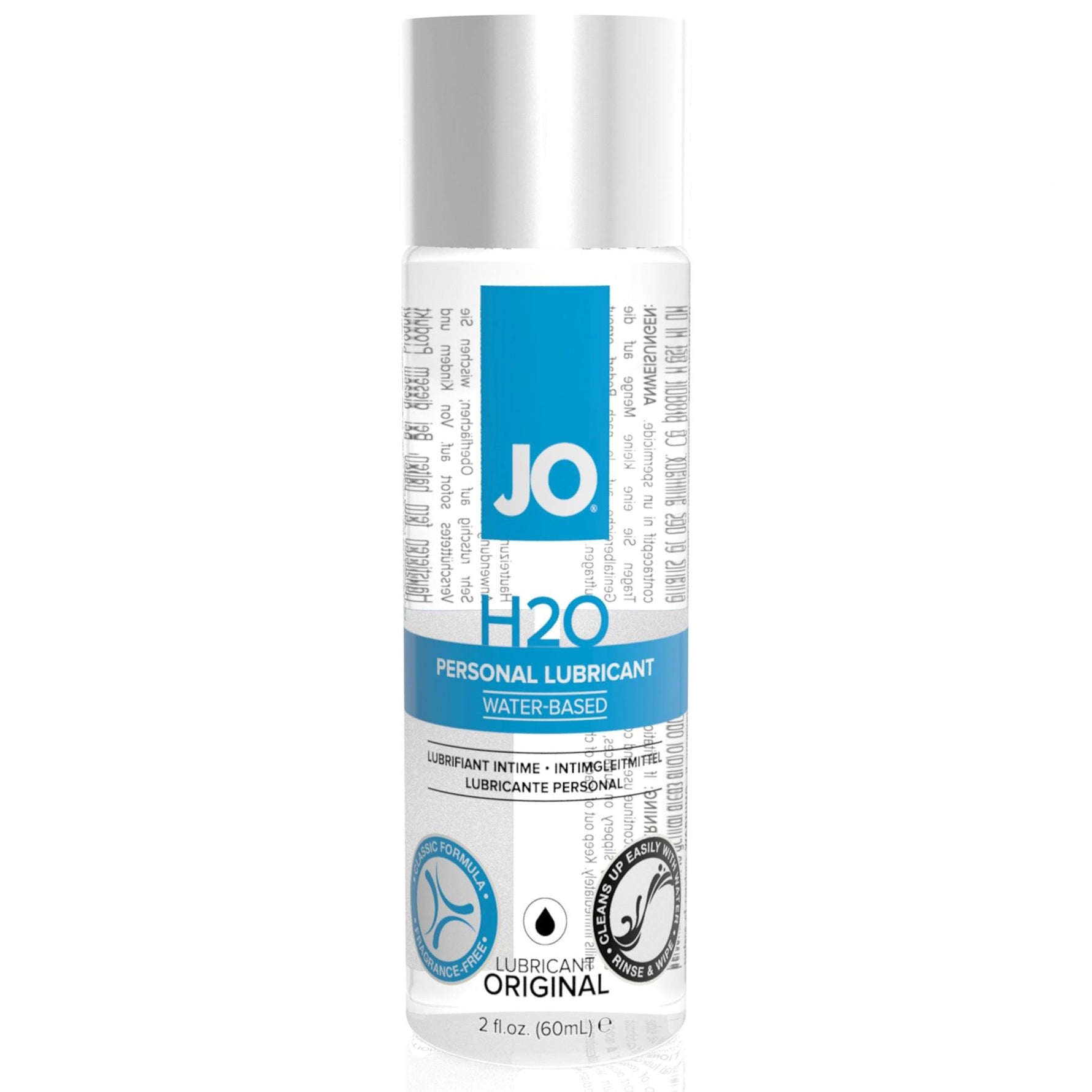 Lubrifiant pe bază de apă JO H2O, inodor, 60 ml