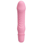 Vibrator Pretty Love Stev din silicon roz, 10 funcții, 13,5 cm