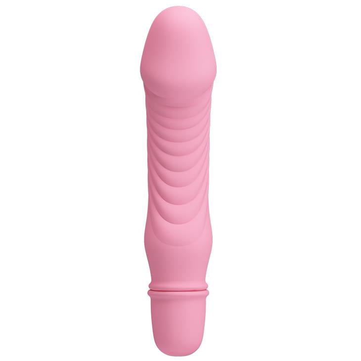 Vibrator Pretty Love Stev din silicon roz, 10 funcții, 13,5 cm