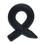 Inel pentru penis Levelz din silicon, negru, 8 cm