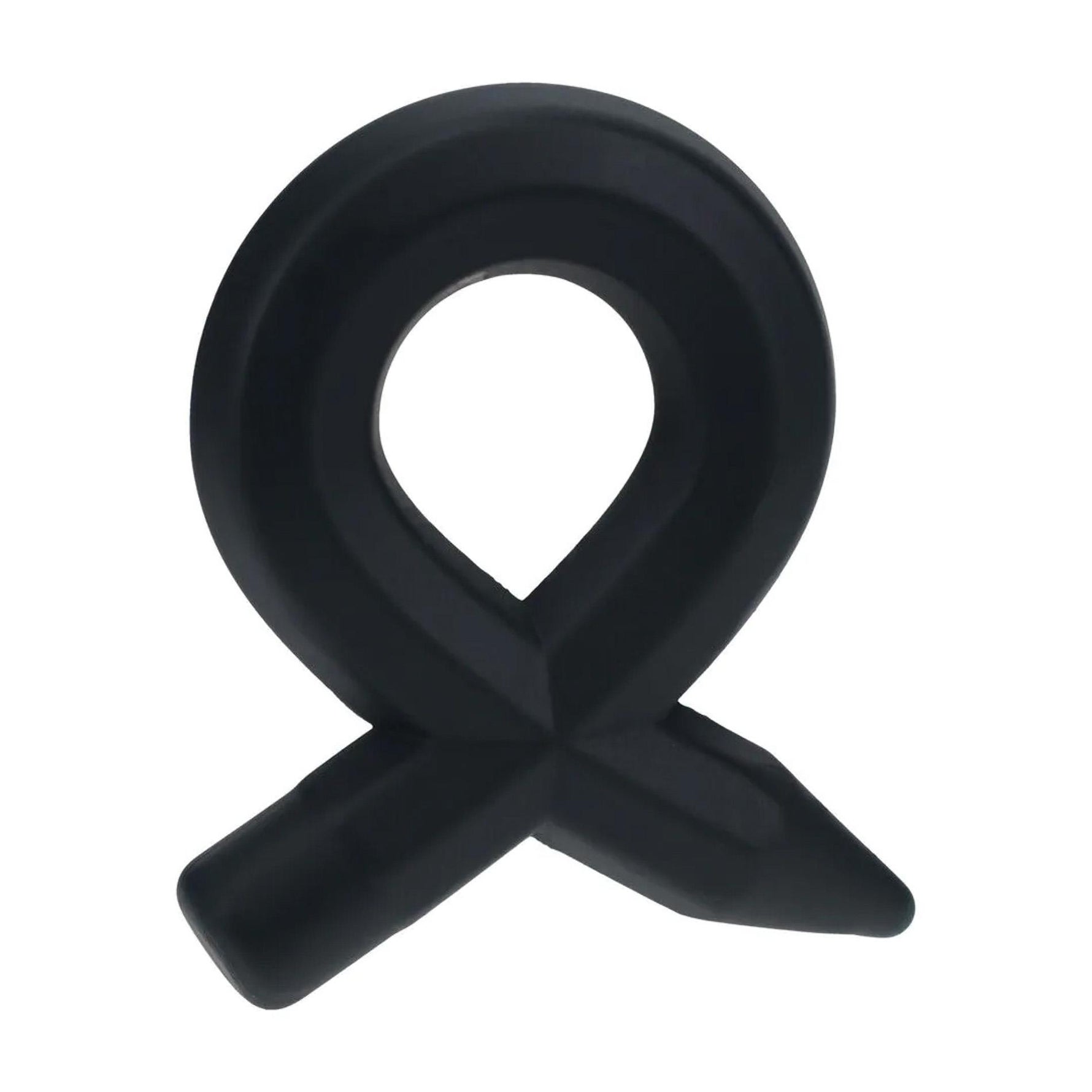 Inel pentru penis Levelz din silicon, negru, 8 cm