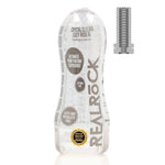 Masturbator texturat Easy Rider RealRock transparent 21 cm