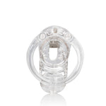 Cușcă de castitate ManCage transparentă 9 cm