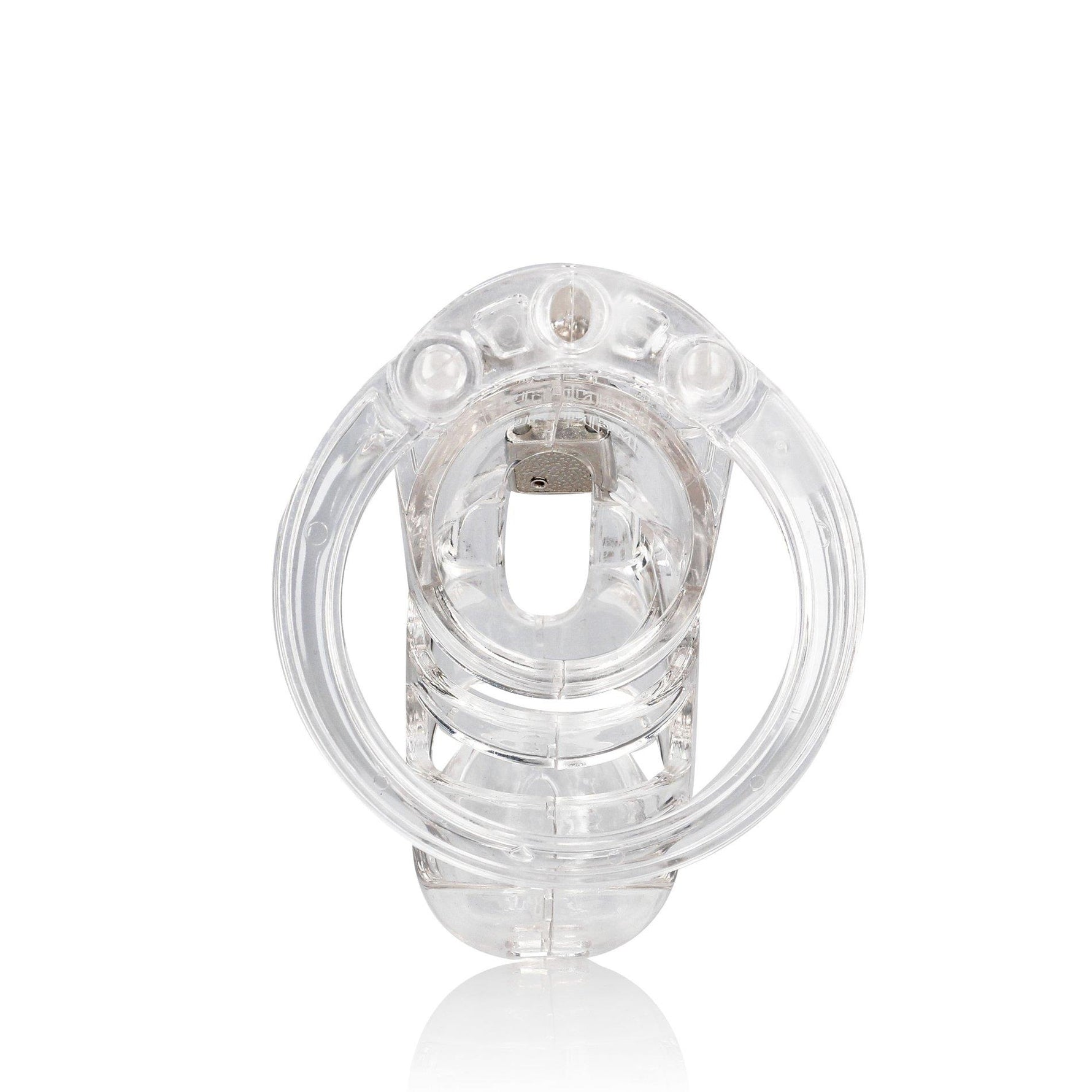 Cușcă de castitate ManCage transparentă 9 cm