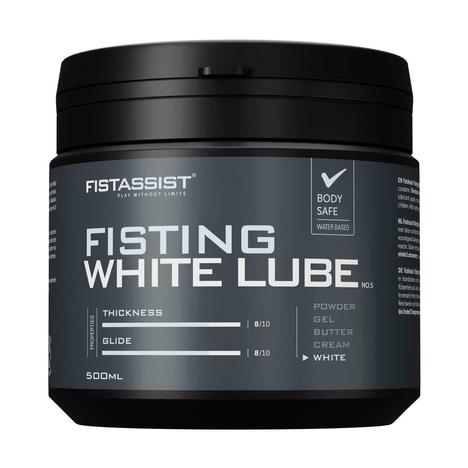 Lubrifiant alb gros pentru fisting Fist Assist Cobeco 500ml