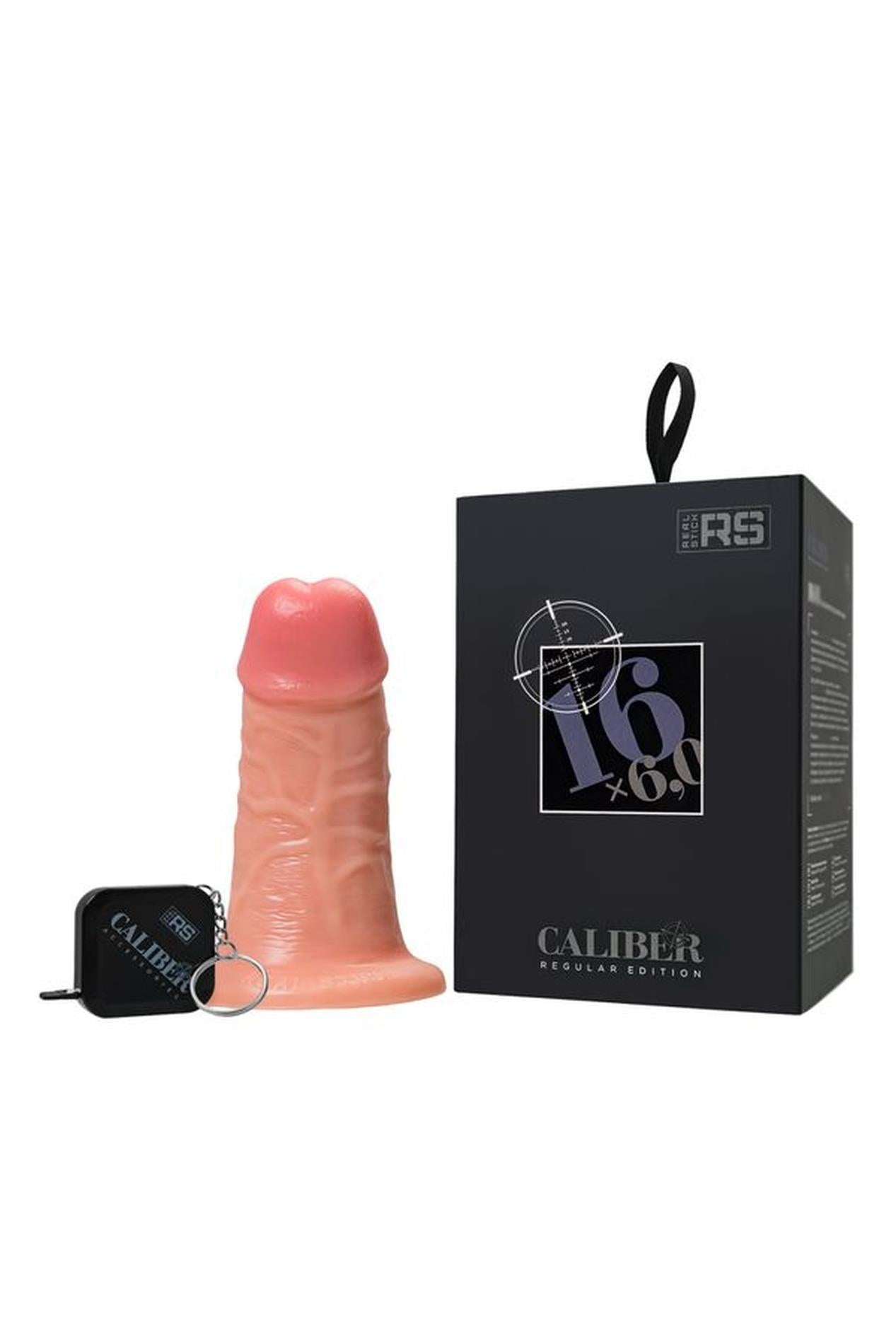 Dildo realist Caliber de culoarea pielii, 16 cm, diametru 6 cm