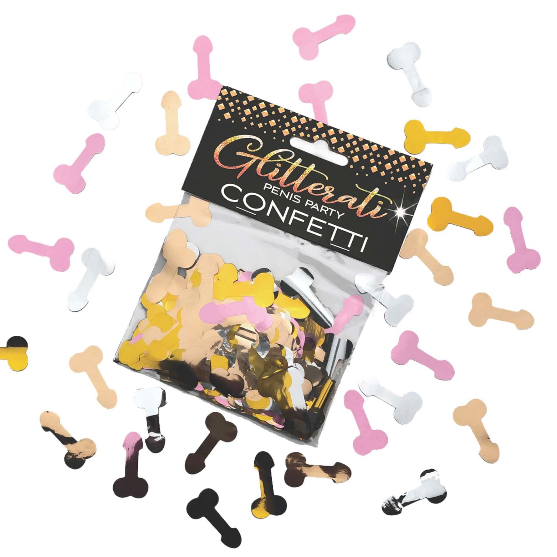 confetti penis glitterati metalic 85 g
